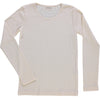 Poudre Organic Womens Top EGLANTINE Pointelle Ecru