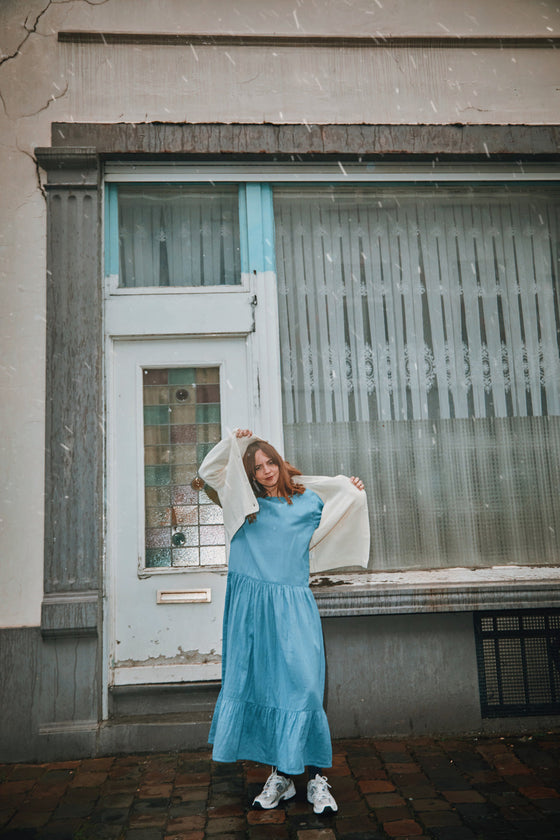 Poudre Organic Womens Wool PETALE Cardigan Ivory