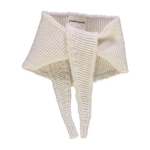  Wool Triangle Scarf - Ivory