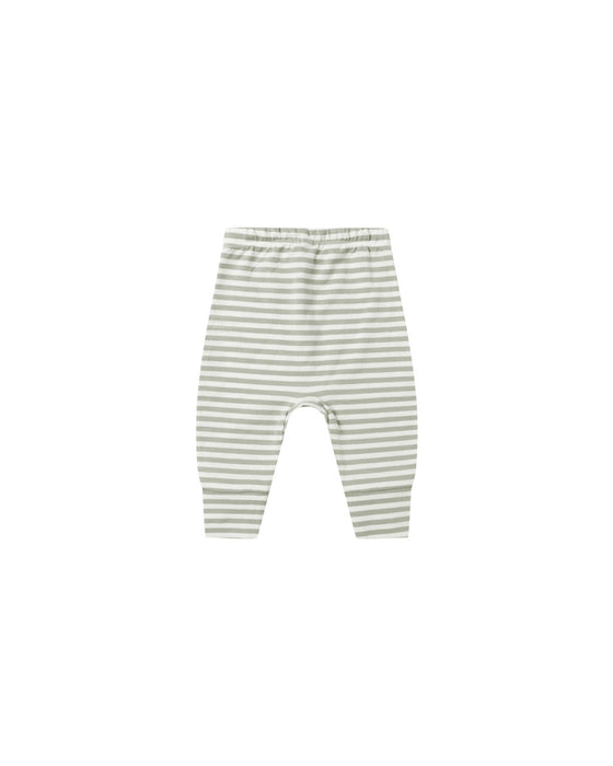 Quincy Mae Drawstring Pant Fern Stripe
