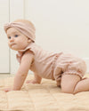 Quincy Mae Flutter Sleeve Bodysuit Blush