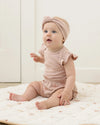 Quincy Mae Flutter Sleeve Bodysuit Blush