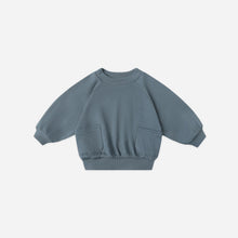  Quincy Mae Pocket Sweatshirt Ocean