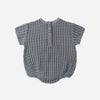 Quincy Mae Relaxed Bubble Romper Ocean