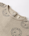 Quincy Mae Relaxed Short Sleeve Bubble Romper Lion