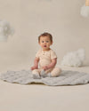 Quincy Mae Ribbed Henley Bodysuit Ecru