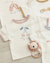 Quincy Mae Ringer Tee Cherry