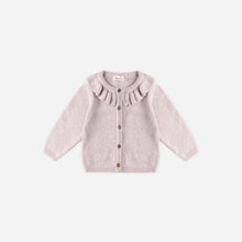  Quincy Mae Ruffle Collar Cardigan Lilac