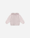 Quincy Mae Ruffle Collar Cardigan Lilac
