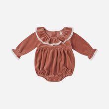  Quincy Mae Wendy Romper Cranberry