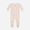 Quincy May Zip Long Sleeve Sleeper Footie Pink Blossom