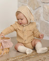 Quincy Mae Ruffle Collar Cardigan Butterscotch
