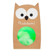  Ratatam Marbled owl bouncy ball green 57mm