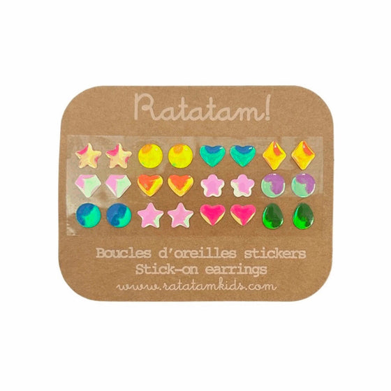 Ratatam Stick on Earrings earrings set of 12