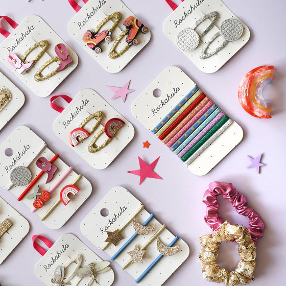 Rockahula Disco Shimmer Elastic Pony Pack