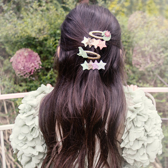 Rockahula Rainbow Shimmer Star Clips
