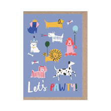  Rumble Cards Greeting Card Birthday Lets Pawty