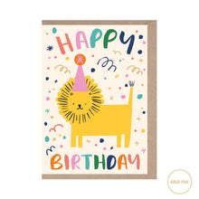  Rumble Cards Greeting Card Birthday Tiger Foiled