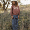 Barrel Pant - Heart Ditsy
