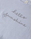 Rylee Cru Cropped Cinch Tee Hello Sunshine