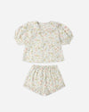 Rylee Cru Delilah Pyjama Set Citron Bloom