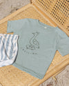 Rylee Cru Raw Edge Tee Cruising