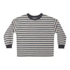 Relaxed Long Sleeve Tee - Blue Stripe
