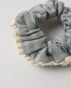 Rylee Cru Scrunchie Set Green Gingham Bloom