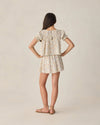 Rylee Cru Teen Smocked V Mini Skirt Bloom