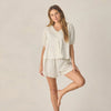 Rylee Cru Woman Delilah Pyjama Set Seafoam Railroad
