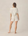 Rylee Cru Woman Delilah Pyjama Set Seafoam Railroad
