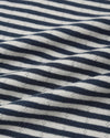 Rylee Cru Womens Pointelle Tee Navy Stripe