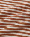 Rylee Cru Womens Pointelle Tee Poppy Stripe