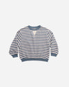 Rylee And Cru Oversized Crew Marine Stripe