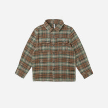  Rylee and Cru Pocketed Flannel Shirt Holiday Plaid