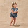 Rylee And Cru Porter Romper Ditsy Marine