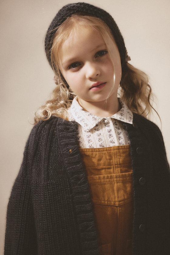 SOOR PLOOM BEATRICE CARDIGAN SOOT