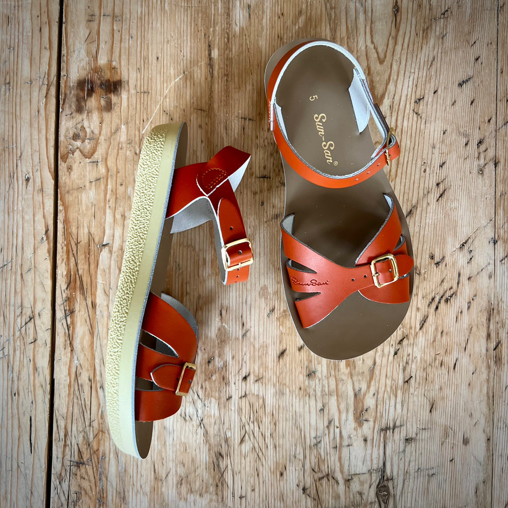 salt water Women's Boardwalk Sandal - Paprika