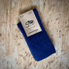 Sheep by the Sea Lambswool Socks Dark Blue