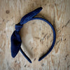 Siena Corduroy Aliceband Navy