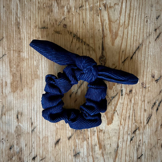 Siena Corduroy scrunchie Navy