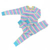 PASTEL STRIPE WAFFLE COTTON SET