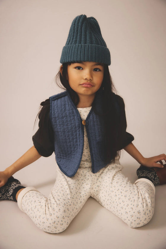 Soor Ploom Knot Overall Calico Print Oasis
