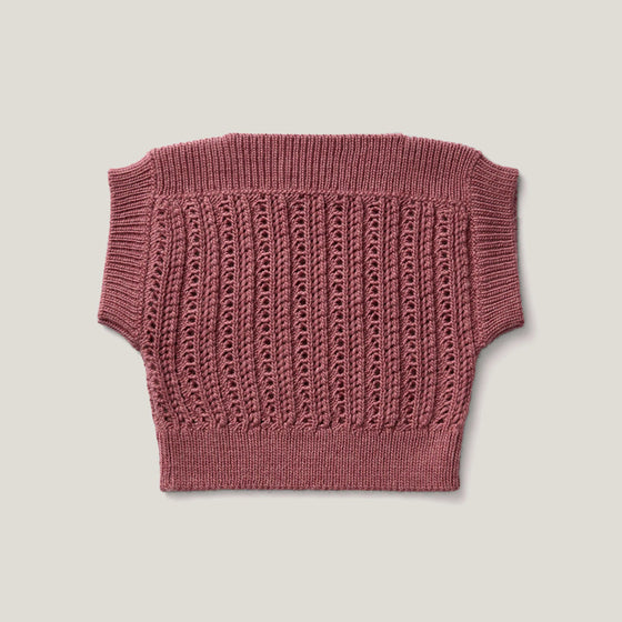 Soor Ploom Margot Vest Cherry