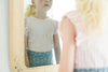 Soor Ploom Olive Skort Embroidered Denim
