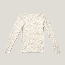  Soor Ploom Pouf Tee Calico Print Pointelle Oasis