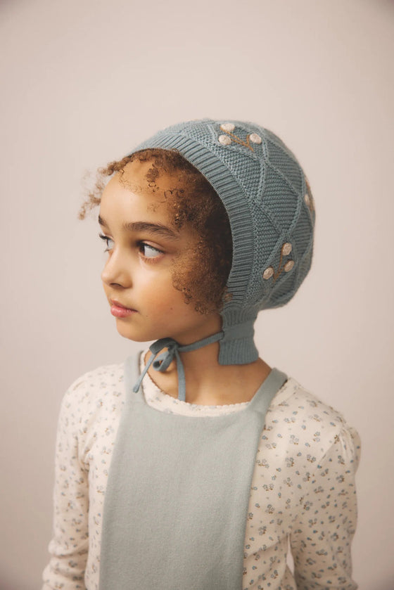 Soor Ploom Pouf Tee Calico Print Pointelle Oasis