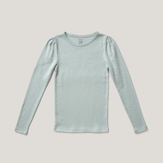 Soor Ploom Pouf Tee Oasis Pointelle