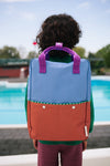 Sticky Lemon backpack large better together colourblocking badminton blue leather ball