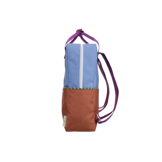 Sticky Lemon backpack large better together colourblocking badminton blue leather ball